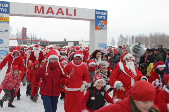 Joulupukkijuoksun lähtö