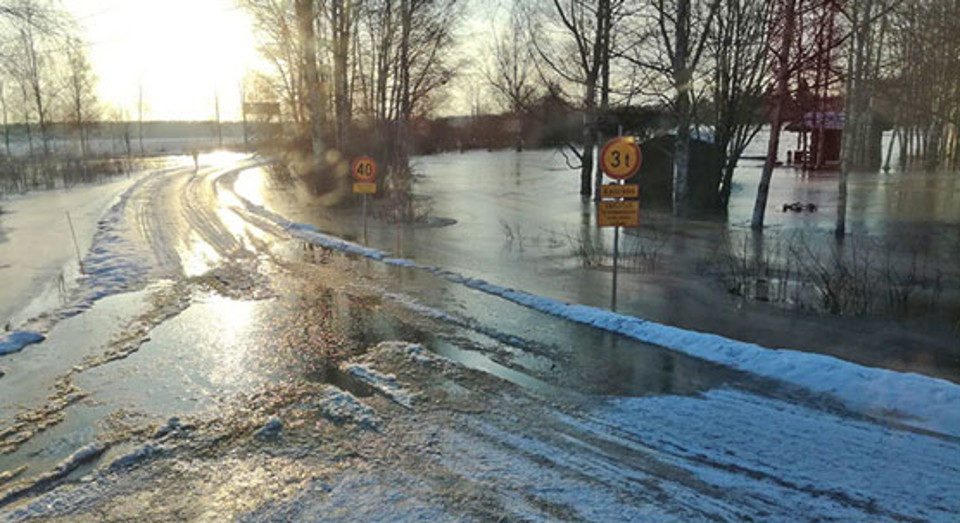 Tulvatie, Huittinen