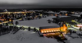Äetsän voimalaitos, Keikyän riippusilta