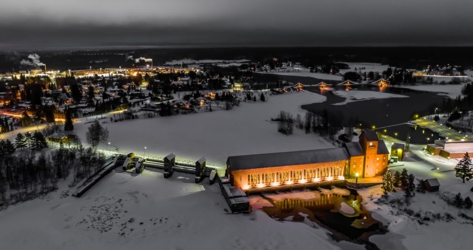 Äetsän voimalaitos, Keikyän riippusilta