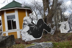 Kiljuset ovat tornihuvilan lisäksi valloittaneet Pukstaavin tontin ja levittäytyneet vähän ylikin