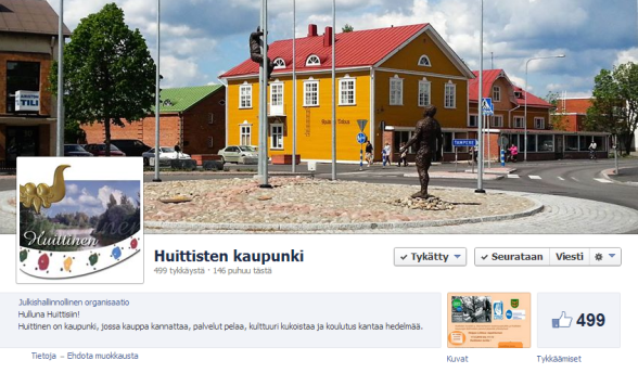 Huittisten kaupungin Facebook-sivu