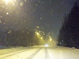 Lumisade, vesisade, talvi, liikenne