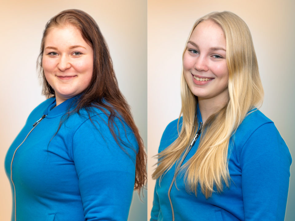 Sofia Ratinen ja Wilhelmiina Saarijärvi