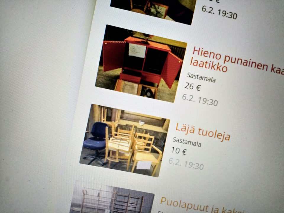 Varilan koulun huutokauppa