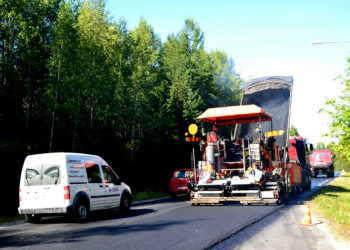 Päällystystyömaa