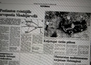 Mouhijärven postiautoryöstö, Helsingin Sanomat