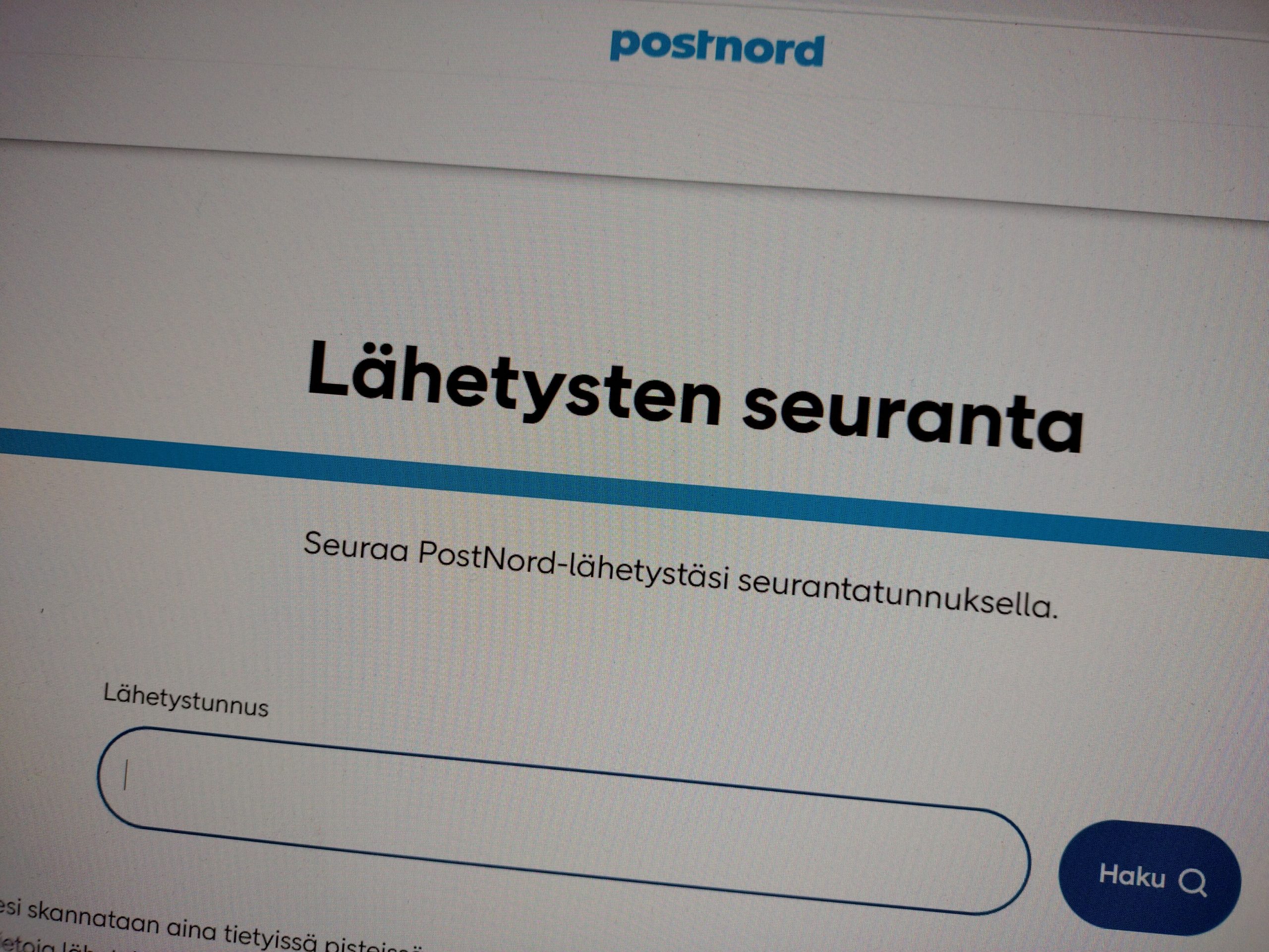 Postnord, paketti