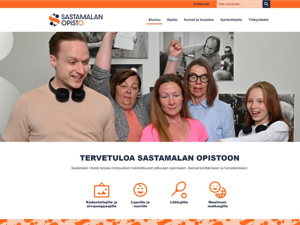 Sastamalan Opisto, kotisivut